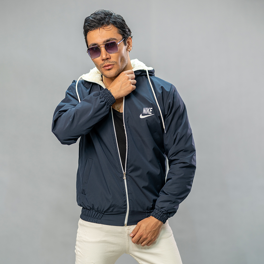 کاپشن مدل Nike سرمه ای