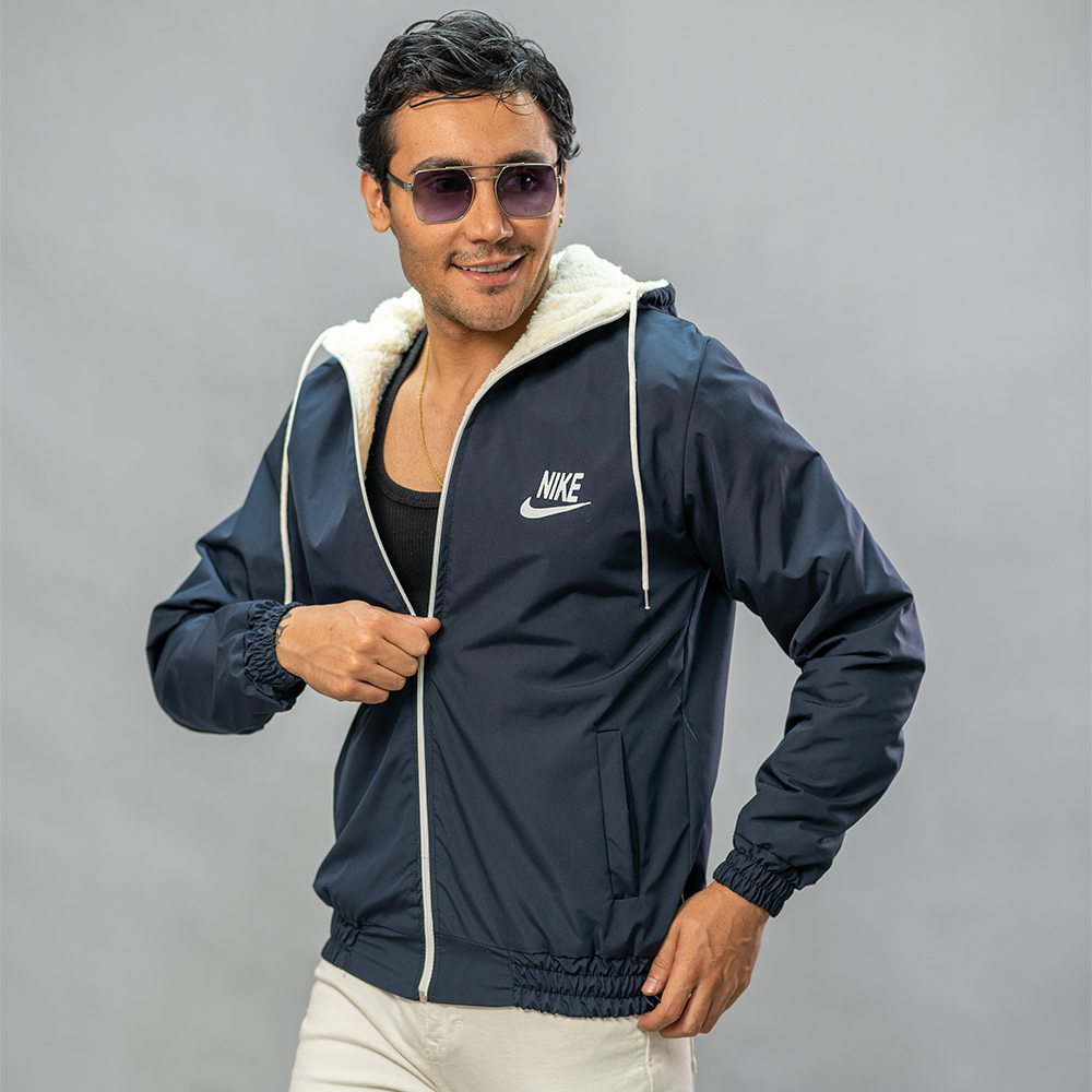 کاپشن مدل Nike سرمه ای