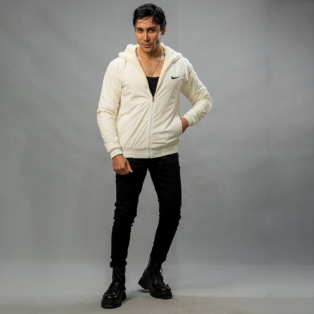 کاپشن مدل Nike سفید