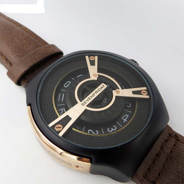 ساعت seven friday بند قهوه ای