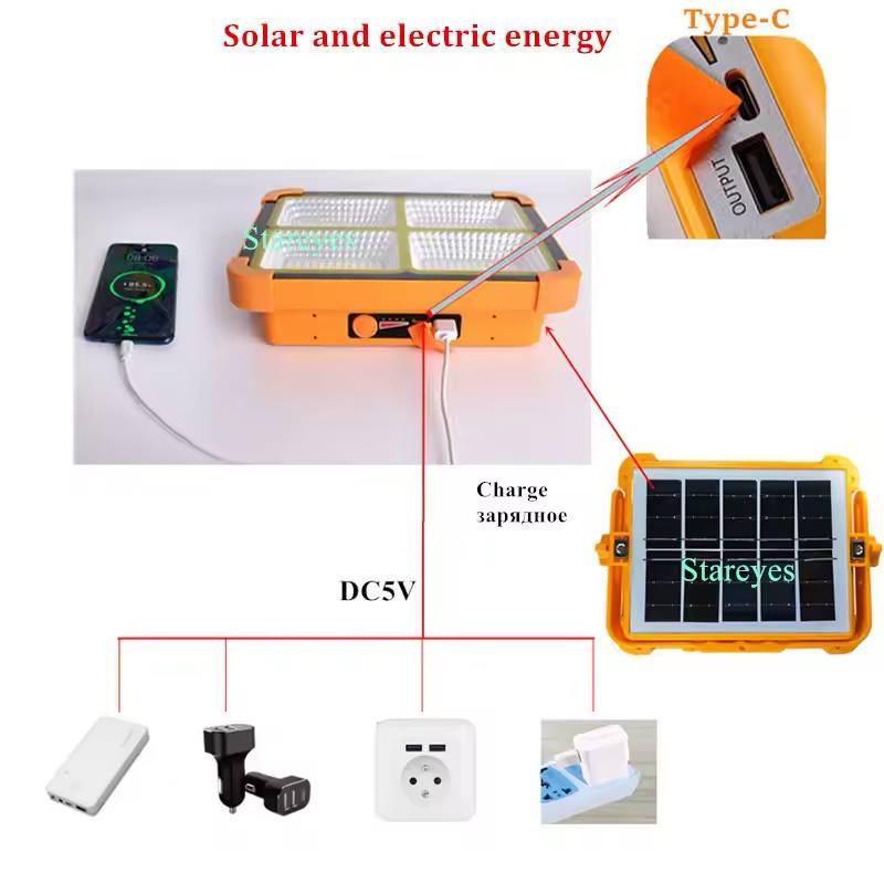 چراغ پروژکتوری سولار 