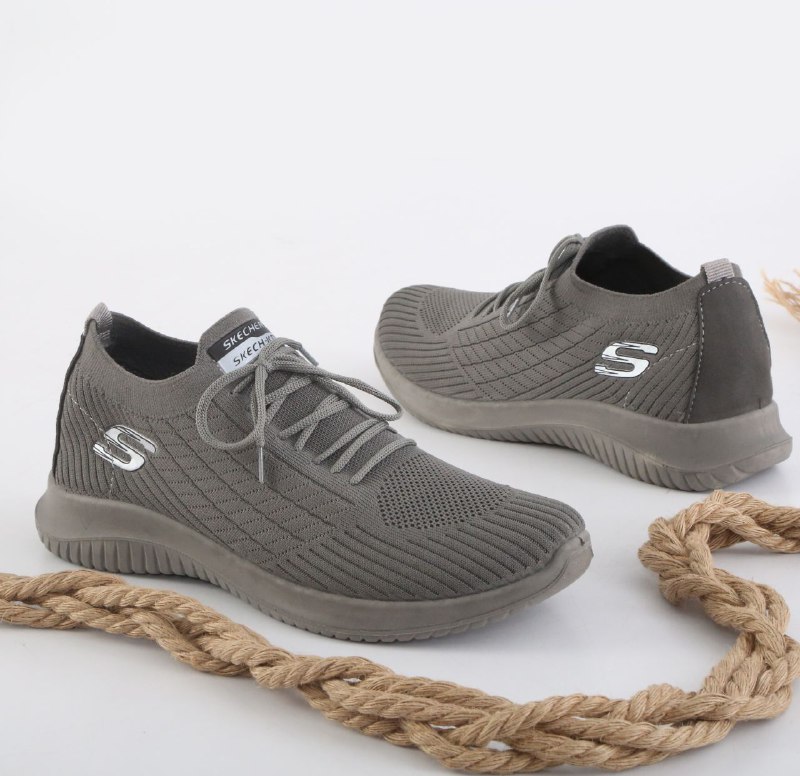 کفش مردانه اسکیچرز طوسی