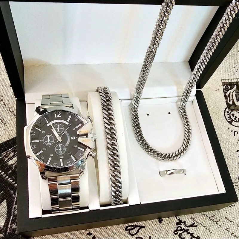 ست ساعت و دستبند و گردنبند